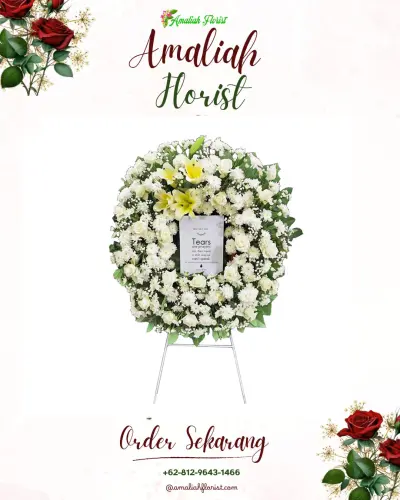 Krans Bunga Duka Cita di Sidorejo Hilir